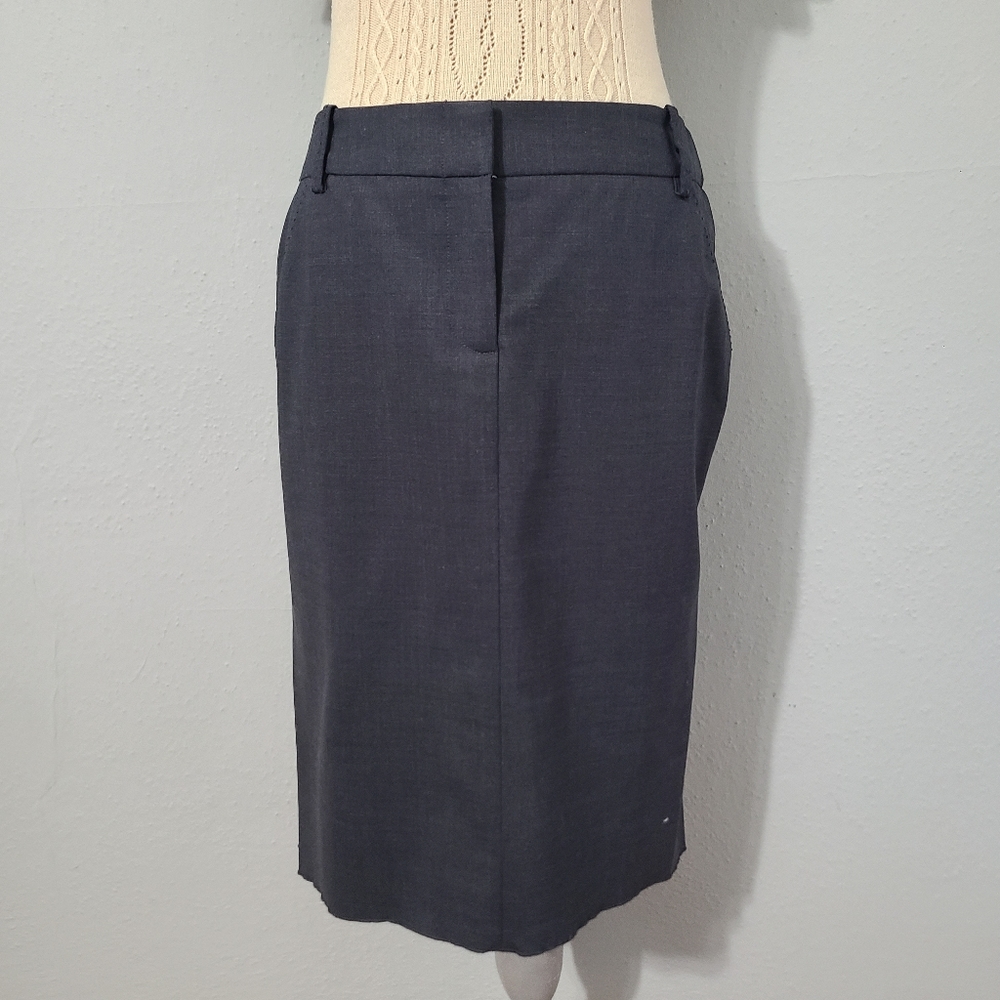 BCBG Max Azria‎ Black Daniella Wool Blend Mermaid Pencil Skirt NWT Size 8